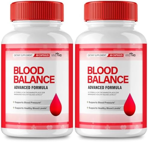 Amazon.com: Justified Laboratories (2 Pack Blood Balance Max 1295MG Formula  Supplement Pills 120 Capsules : Health & Household