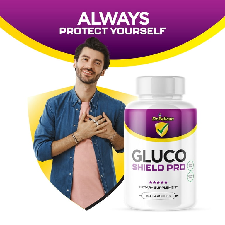 Gluco Shield Pro-Glucose/Blood Sugar/Metabolism Support- 2 Bottles-120 Capsules- Dr. Pelican